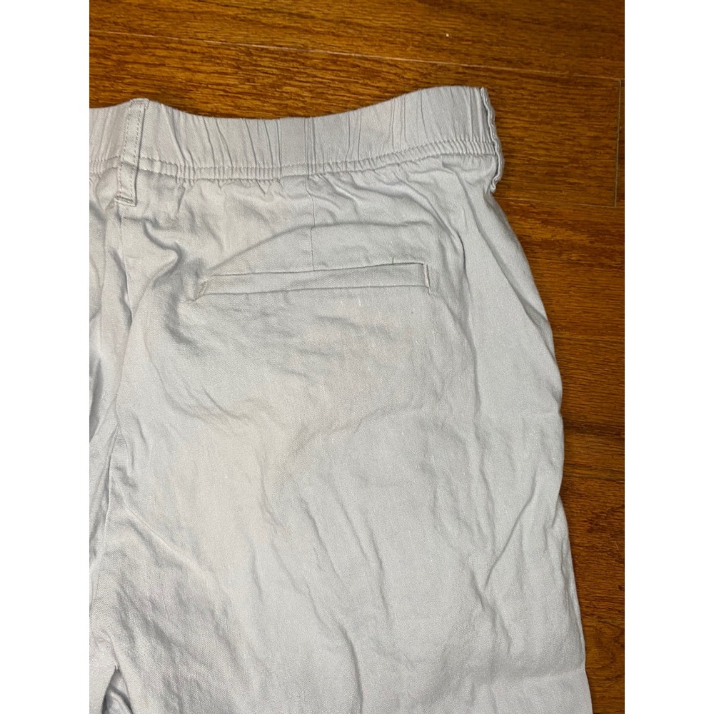 J Jill Linen Stretch Light Gray Pants Size Medium‎ - Picture 9 of 10